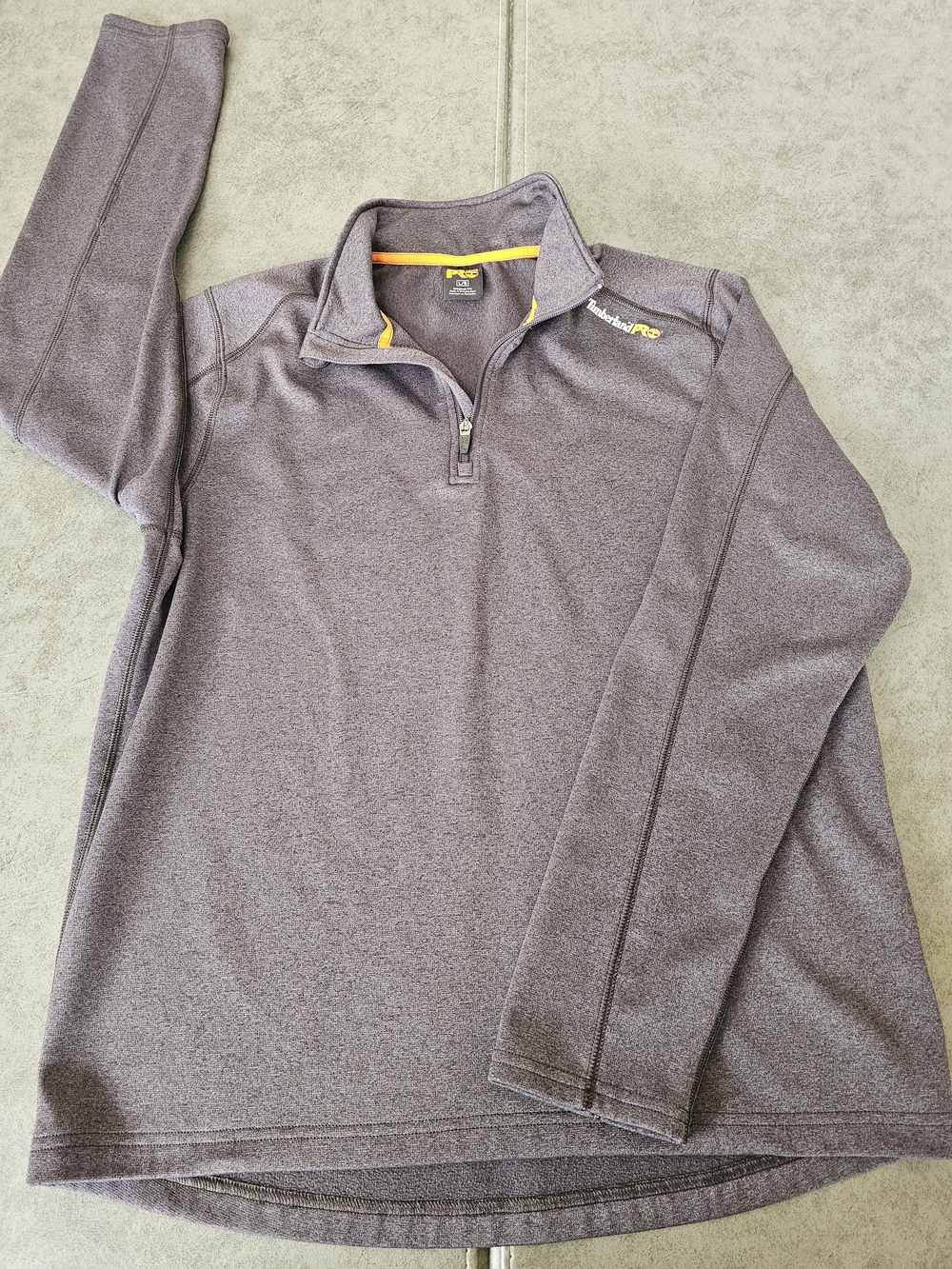 Timberland PRO Gray Quarter-Zip Pullover Men's Large